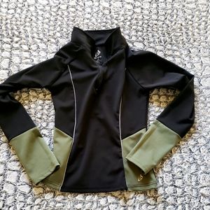 Quarter zip track jacket